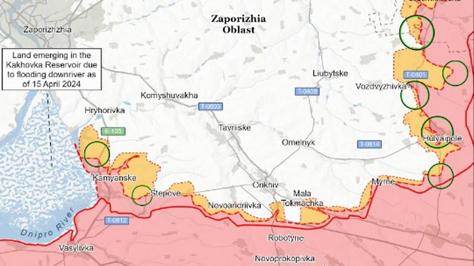 ВСУ действуют в Степногорске &ndash; оценка ISW по западу Запорожской области