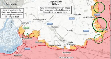 Окупанти просунулися на заході та сході Запорізької області, &ndash; ISW