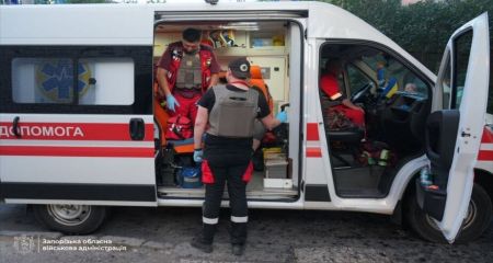 Чоловік поранений внаслідок атаки росіян на Запоріжжя