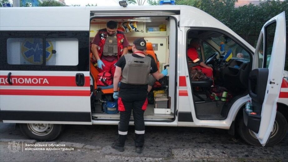 Чоловік поранений внаслідок атаки росіян на Запоріжжя