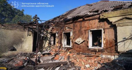 У Запоріжжі російський удар пошкодив приватний будинок