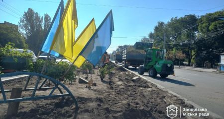 У Запоріжжі змінюють заражений ґрунт на Соборному &ndash; кадри