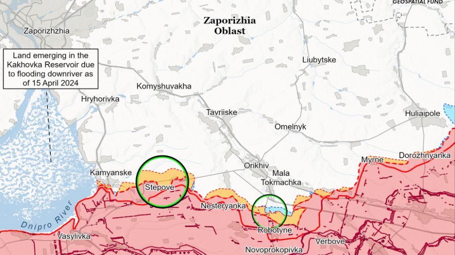 Наступальні дії росіян на Запоріжжі не мали успіху, – ISW