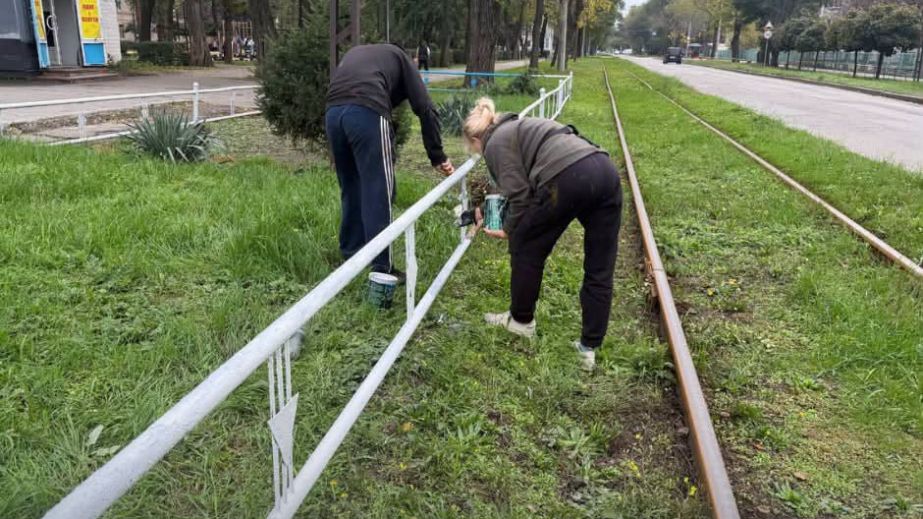 Осенняя толока в Запорожье: жители и бизнес прибирают Заводский район