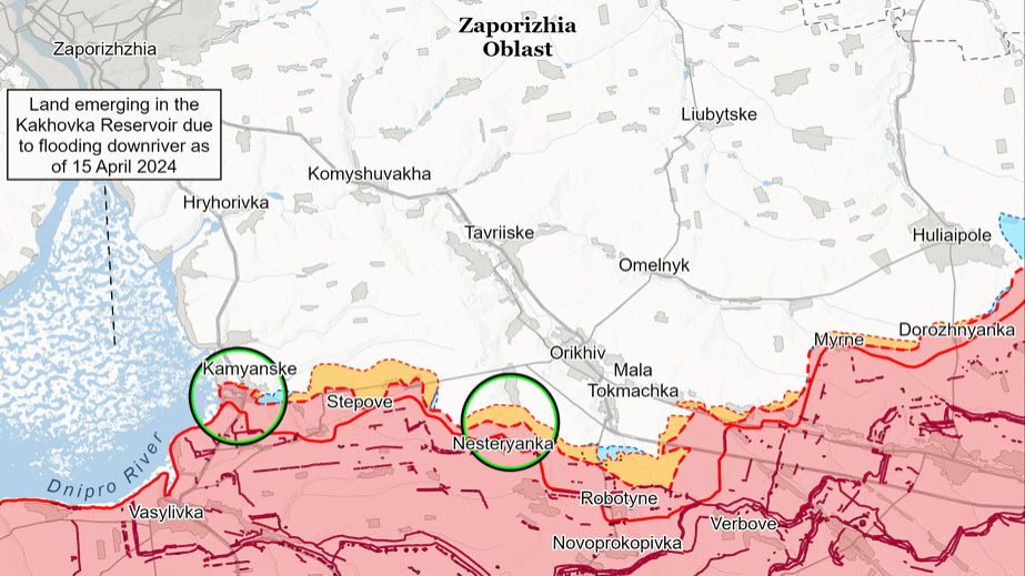 Росіяни не мають успіхів на Запорізькому фронті – оцінка ISW