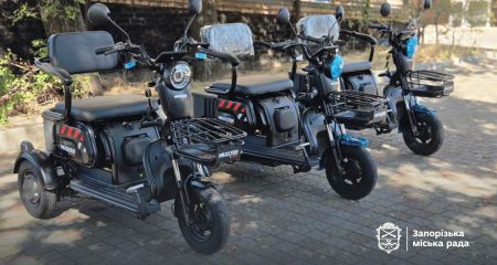 Електроскутери подарували запорізьким ветеранам благодійники
