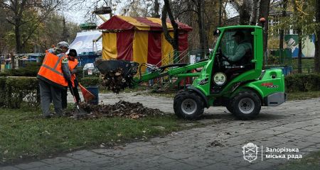На території "Дубового гаю" у Запоріжжі наводять лад – кадри