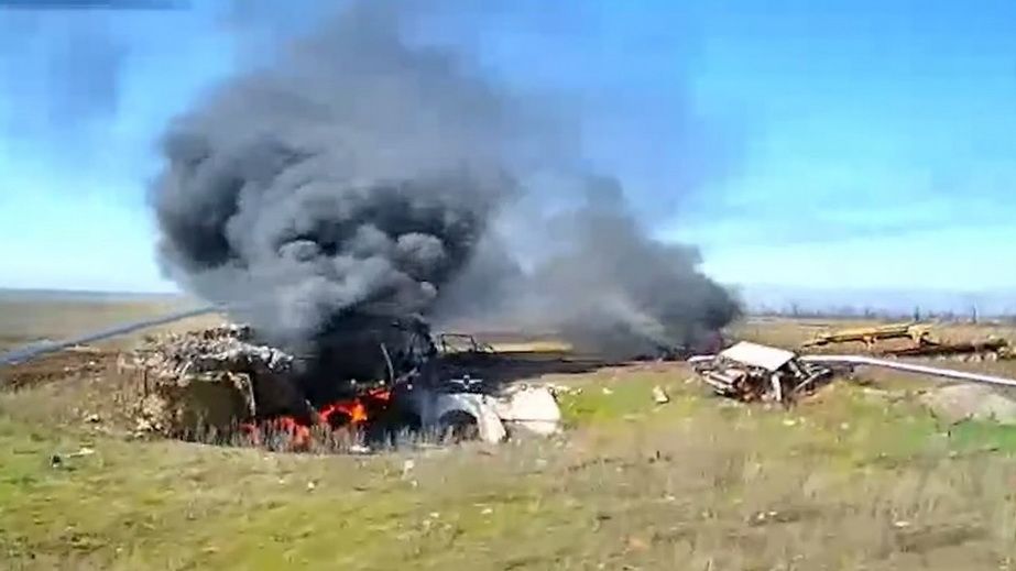 Сили оборони "розмотали" дві механізовані колони ворога на Запоріжжі