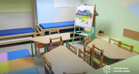 Новое укрытие открыли в одном из крупнейших детсадов Запорожья &ndash; как выглядит