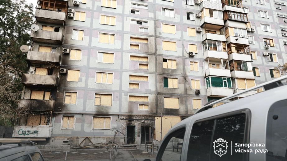 В Запорожье обследовали дом на Крепостной после попадания БпЛА &ndash; результаты