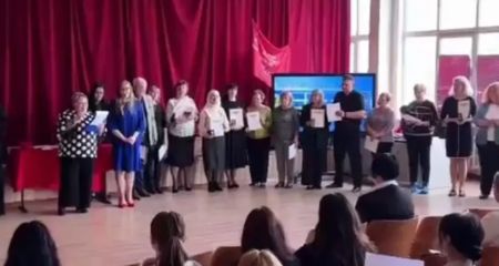 На ТОТ Запоріжжя вчителі-колаборанти влаштували пропагандистський захід &ndash; деталі