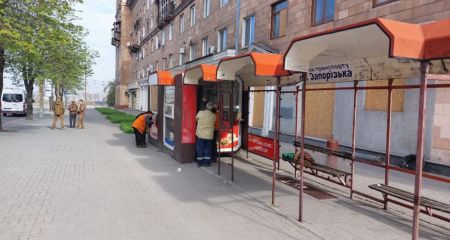 В Запорожье демонтируют очередные незаконные МАФы