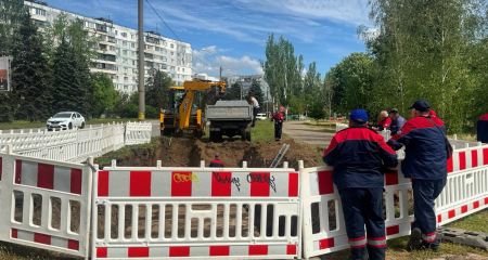 Подготовка к зиме: в Хортицком районе Запорожья ремонтируют теплосеть