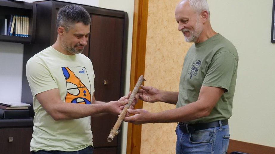 300-річний витвір французьких зброярів знайшов запоріжець на Хортиці