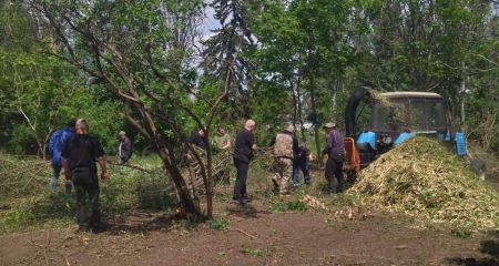 На острові Хортиця в Запоріжжі триває облаштування "Парку Честі"