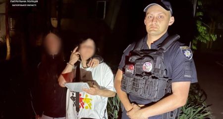 Пропавшего ребенка патрульные вернули домой в Запорожье