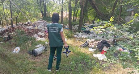 Купи сміття виявили поблизу перехрестя у середмісті Запоріжжя