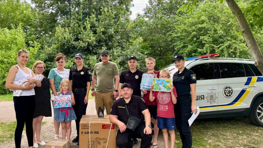 Родині з дітьми на Запоріжжі передали генератор через часті відключення
