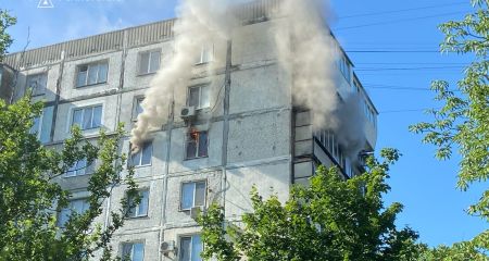 Двух женщин спасли из пожара в Запорожье – детали от ГСЧС