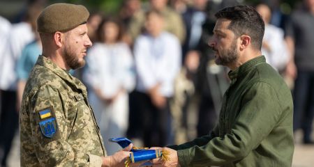 Зеленський присвоїв почесне найменування запорізькій бригаді ТрО