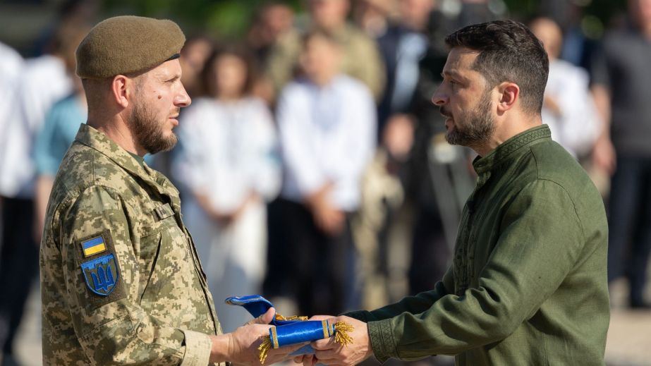 Зеленський присвоїв почесне найменування запорізькій бригаді ТрО