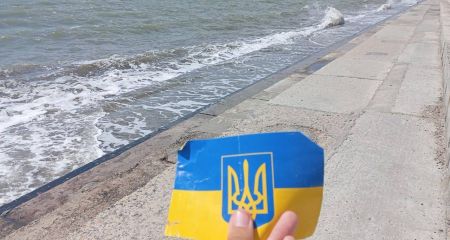 Бердянськ – це Україна: активісти провели акцію на окупованому Запоріжжі
