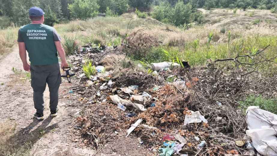 Свалку бытовых отходов и пластика обнаружили в Запорожье