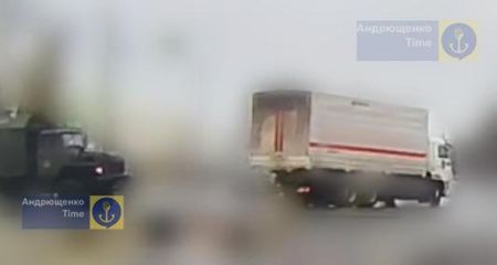 РФ використовує вантажівки з маркуванням гуманітаки для перекидання техніки на Запоріжжі