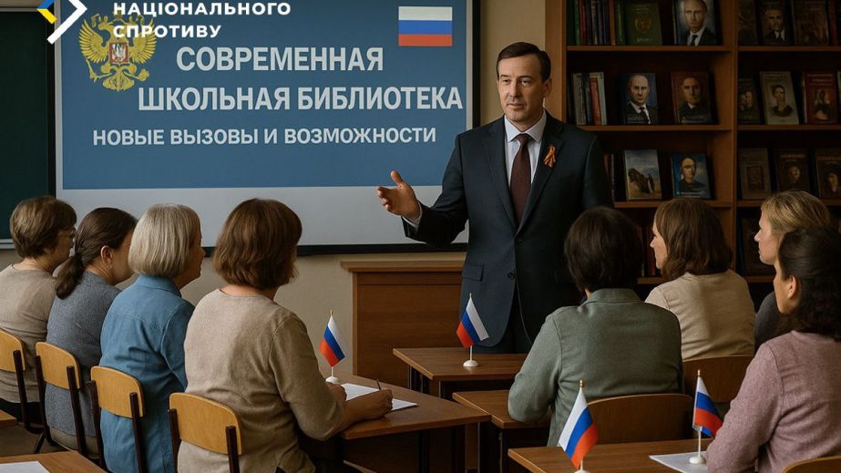 Оккупанты "перевоспитывают" библиотекарей после уничтожения украинских книг