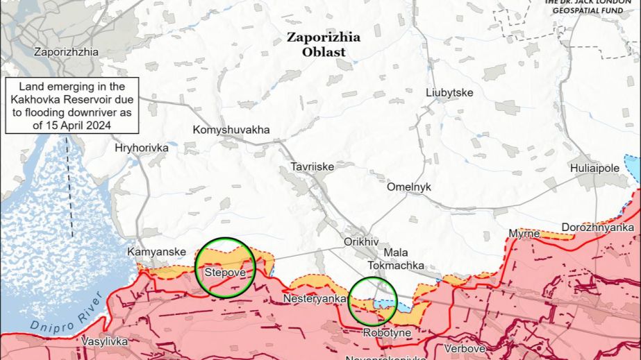 Россияне не продвинулись на Запорожье, – ISW