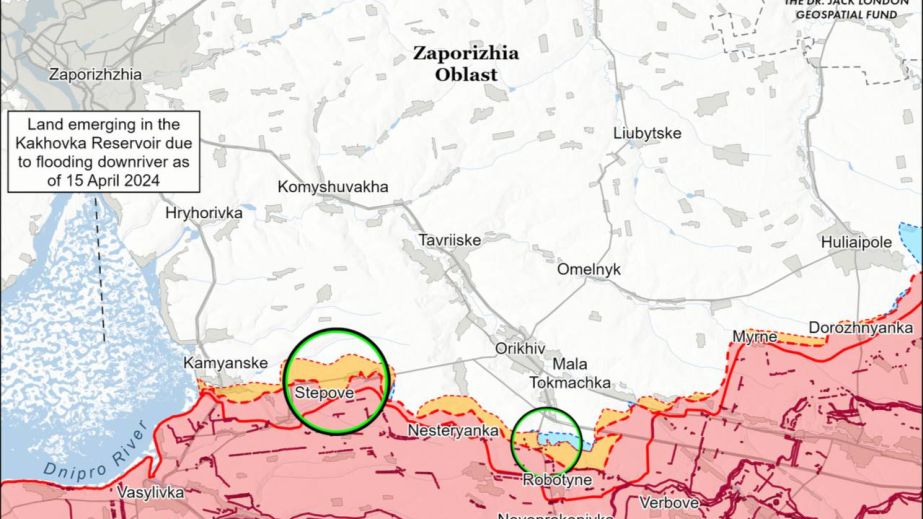 РФ безуспешно ведет наступательные действия на Запорожском направлении, – ISW
