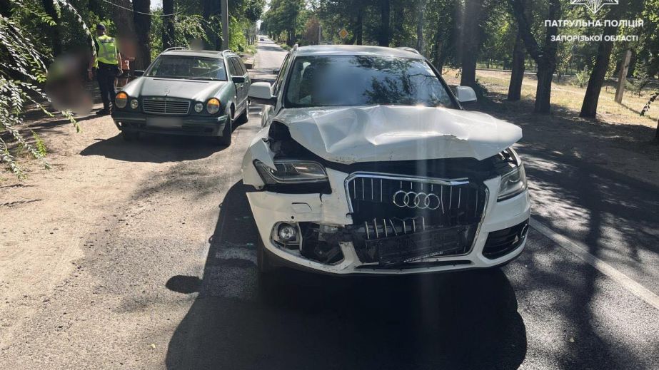 ДТП с участием Audi и Mercedes произошло в Запорожье – детали от полиции