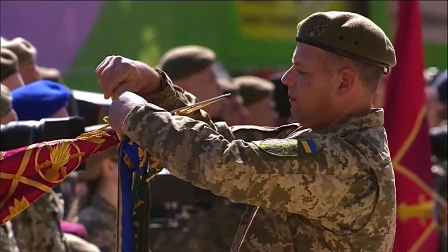 Зеленський відзначив бригаду, що від створення боронить Запорізький напрямок