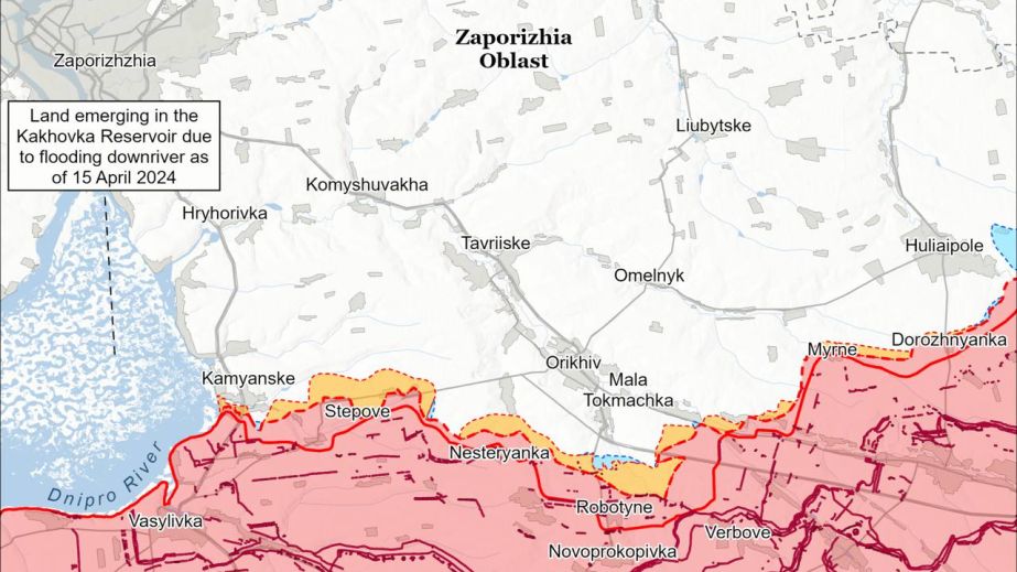 Россияне не продвинулись в Запорожской области, – ISW