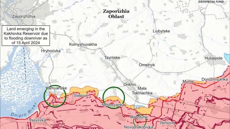 ISW не подтверждает заявления врага об успехах возле Малиновки в Запорожской области