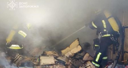 Есть погибшая: в Запорожье горели гаражи и сухостой