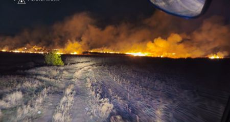 Более 4 гектаров экосистем выгорели на Запорожье