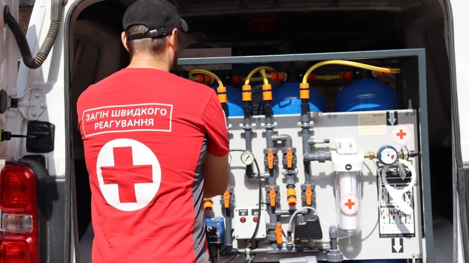 Мобільна станція очищатиме воду в одній з громад Запорізького району