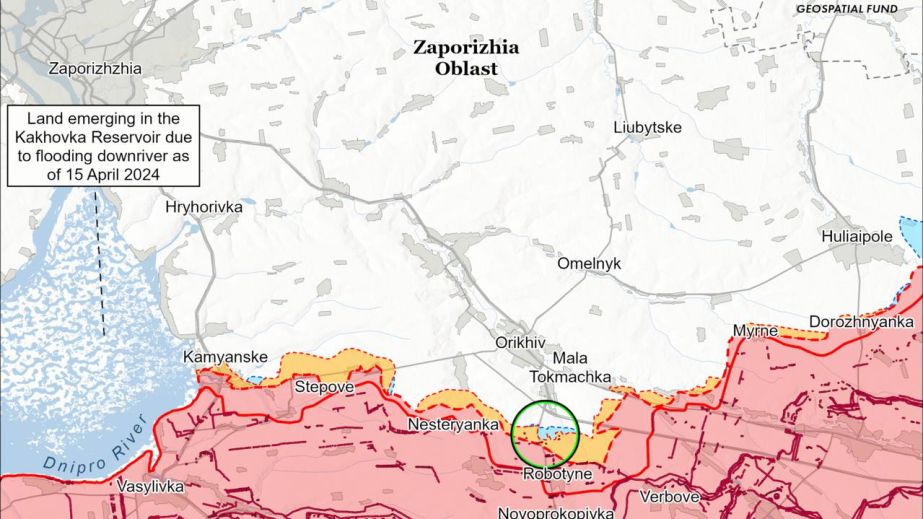 ISW не подтверждает заявленных россиянами продвижений в Запорожской области