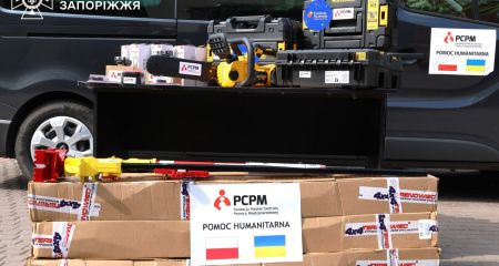 Запорізькі рятувальники отримали гуманітарну допомогу від польських партнерів