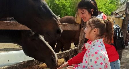 У Запоріжжі для дітей ветеранів провели реабілітаційні заняття з кіньми