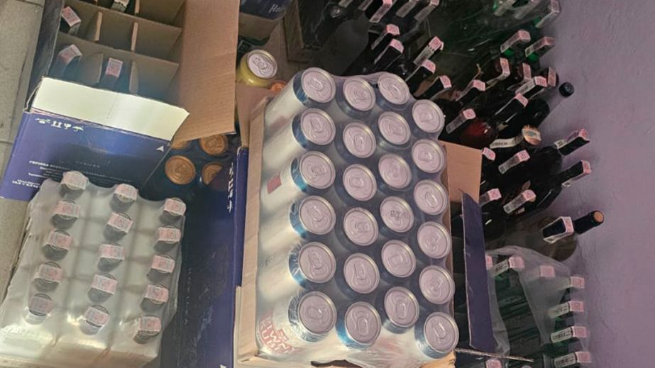 Военные вместе с полицией изъяли более 150 л алкоголя на Запорожье