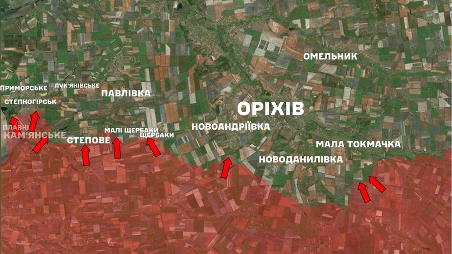 20 ворожих атак відбили ЗСУ на широкому відтинку Запорізького фронту – зведення