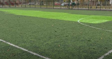 Стадіон оновили в одному з районів Запоріжжя