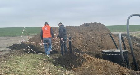 Благотворители помогают обновить систему водоснабжения под Запорожьем