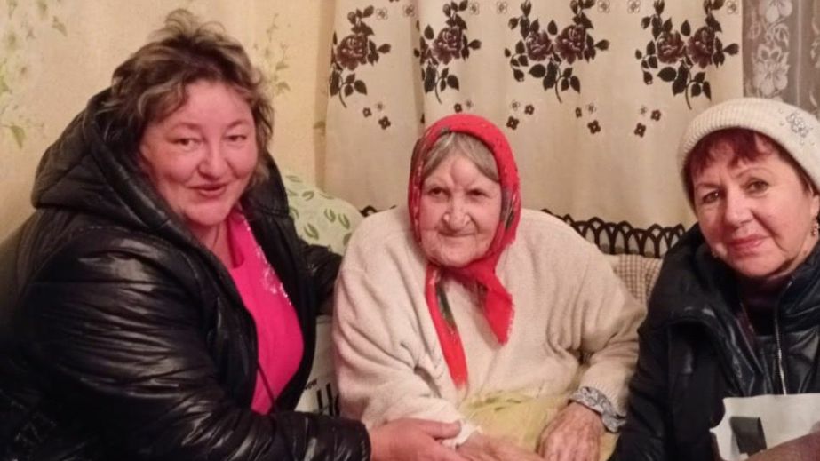В Разумовке под Запорожьем поздравили долгожительницу