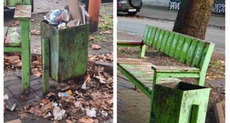 Запорожских предпринимателей заставили убрать листья и мусор