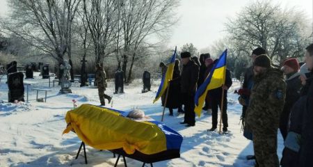 На Запорожье простились с павшим воином