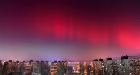 У небі над Запоріжжям спостерігали північне сяйво &ndash; кадри