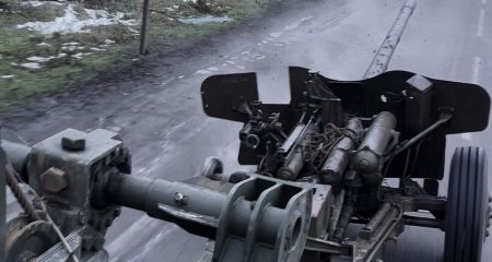 Бійці 128-ї бригади врятували гармату прямо з передової на Запоріжжі &ndash; кадри